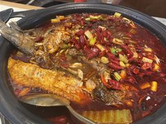 -探鱼·鲜青椒爽麻烤鱼(天河优托邦店)