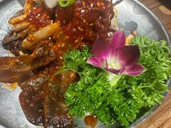 -明洞阿姨·韩式酱蟹烤肉·创意料理(三元桥店)