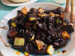 葱炒红蘑-南山鲜虾面·活鲜小馆·海味大连菜(南山总店)