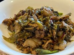 水淹菜炒肉-蜗牛小馆醉乡民谣云南菜(惠新西里店)