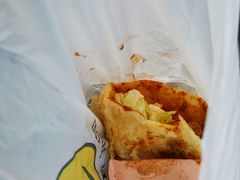 炸蛋葱油饼-小红车炸蛋葱油饼