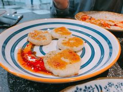 手打墨鱼饼-大成铁板烧•板前(复古餐厅石老人店)