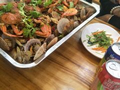 -老码头海鲜烧烤炒菜(广西路店)