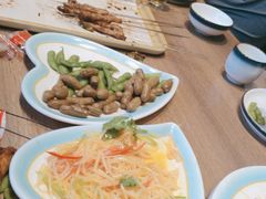 -街角等你.大连海鲜烧烤.经典铁板海鲜串(西安路店)