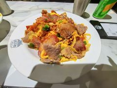 牛肉葱花滑蛋饭-深仔记茶餐厅(亚士厘道店)