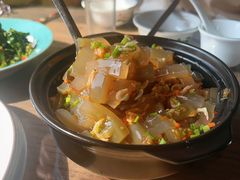崂山海凉粉-崂山水果园农家宴(泉水鸡店)