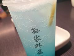 蓝色海洋气泡水-孙家外婆•长春地标美食新名片(吾悦广场店)