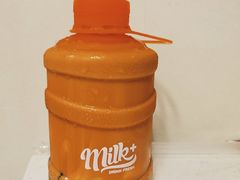 夏日橙桶桶雙料泰奶-milkplus·泰式奶茶(较场东路店)