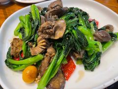 菜心炒鸡杂-启香鸡私房菜(湖景店)