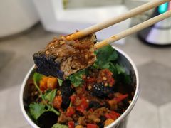 麻辣味臭豆腐-自黑豆夫·臭豆腐夹馍(四海唐人街店)