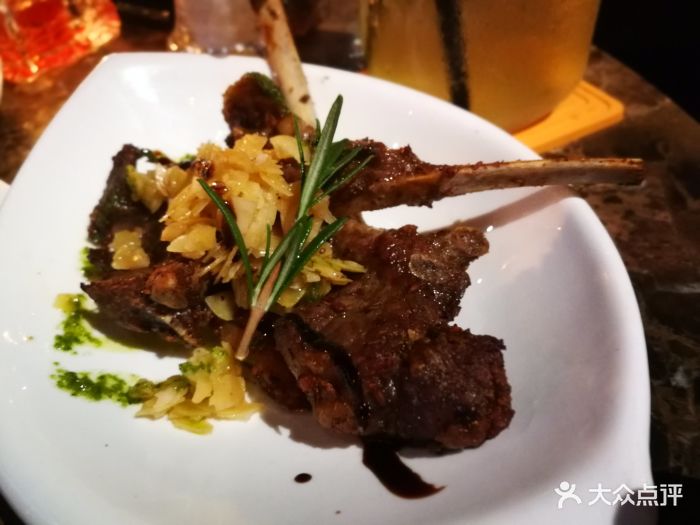 tapas & lounge布朗石西班牙餐厅酒吧(富城路店)香烤新西兰羊架图片