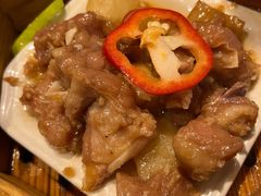 巴扎金蒜豉汁蒸羊排-巴扎美食·新疆菜·西域歌舞表演餐厅(新疆大厦店)