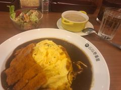 炸猪排咖喱蛋包饭-COCO壱番屋(北京平安国际金融中心店)