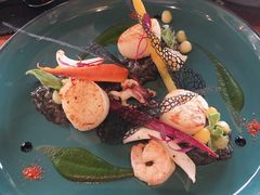 香煎扇贝配迷你混合海鲜-AZUL by FUEL蓝色·法式酒馆(琶醍店)