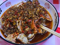 蟹脚捞面-饶品富牛魔王辣味烧菜馆(船山路总店)