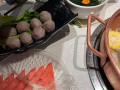 手捶生牛肉丸-牛村来人潮汕牛肉火锅(西单店)