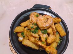 石锅土豆虾-锦府盐帮·张宅(世纪金源店)