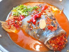 老坛剁椒蒸鱼头-俏九州·小炒黄牛肉(华润万象汇店)
