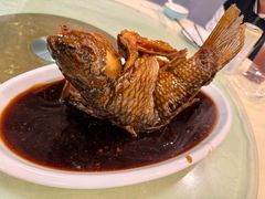 罾蹦鲤鱼-奥华餐厅·老张记(台基厂店)