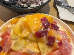 芋圆水果捞（进口牛奶底）-斯利美甜品slimay dessert(滨江高教园店)