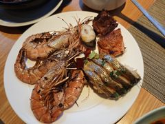 铁板海大虾-华信天港禧悦酒店·浩自助餐厅(宁波奉化万达广场店)