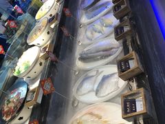 自助取餐区-渔民船说·北塘海鲜·天津菜·海肠捞饭(北塘古镇店)