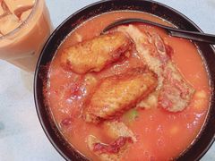 猪扒鸡翼番茄汤通粉-华嫂冰室(尖沙咀店)