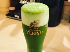 抹茶啤酒-炸牛排 京都胜牛(京都站前店)