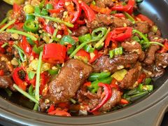 小炒黄牛肉-靖远尕六美味羊羔肉