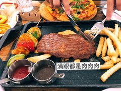 果木厚切牛排-灵意咖啡·西班牙美食(汕头金平万达广场店)