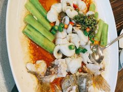 鲜花椒蒸桂花鲈-猪肉婆私房菜(容桂总店)