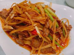 姜炒牛肉-陈江波老鸭煲(化工路店1号店)