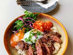 烤牛肉配泡菜温泉蛋饭-gaga(深圳福田星河COCO Park店)