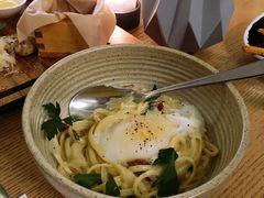 奶油培根半熟蛋意面-EN SPACE恩空间