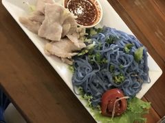 -蝶豆花蓝面条