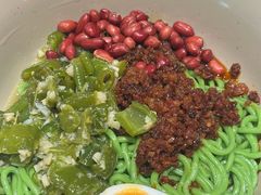 烧椒干香肉臊菠菜面-大师兄·西北小馆(南沙万达广场店)