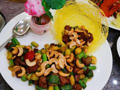腰果牛肉粒-轩记海鲜餐厅·四十五年老字号·经典粤菜(西区彩虹店)