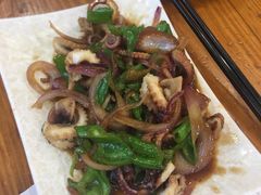 炒八爪鱼-台州老六海鲜面馆(上南总店)