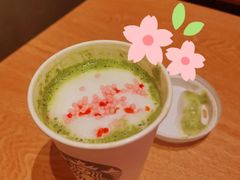 樱花草莓茶拿铁-星巴克(大宁店)