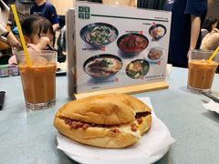 招牌芝士戟牛肉蛋猪仔包-华嫂冰室(尖沙咀店)