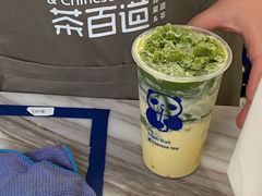 抹茶红豆蛋糕奶茶-茶百道(新城市广场店)
