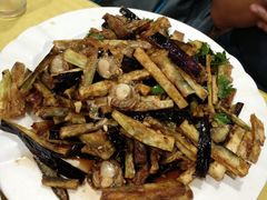 茄子拌扇贝-华圆美食-老蓬莱菜(蓬港路店)