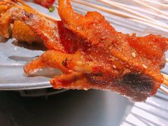 香烤凤爪-烎记烧烤(蓝天花园店)