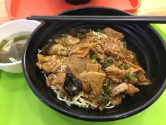 虾仁肉片炒冬笋面-晓午阳常熟炒浇面(红庙店)