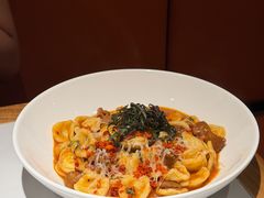 辣卤肥肠肉酱意面-NG PASTA吴居·中华意面·鲜牛排(南头古城店)