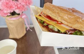 American Quinoa Ham Burger