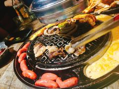 韩式烤肠-丹东肥蚬子炭火烤肉(黎明湖店)