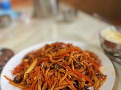 杏鲍菇鸡丝-龙福祥餐馆