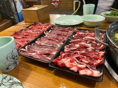 新鲜嫩牛肉-荣记潮汕牛肉火锅(仙鹤街店)