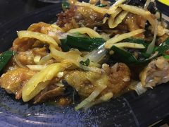 炒鸭脚-老表记广西宵夜螺蛳鸭脚煲(西大店)